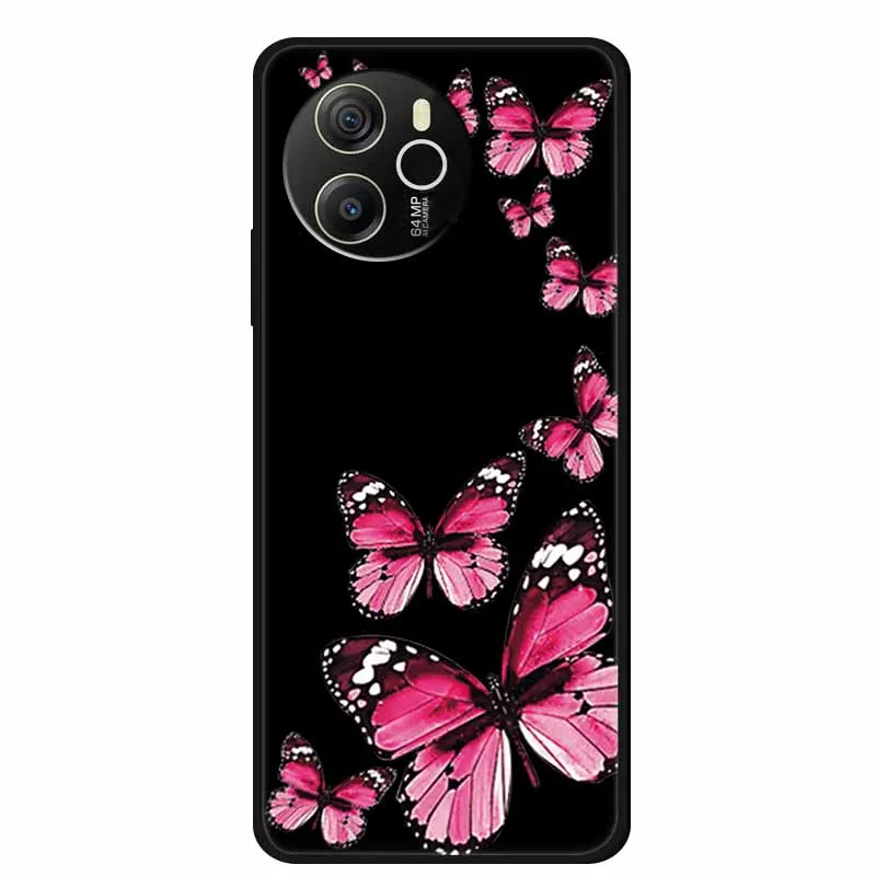 Enhanced Product Title:  
Premium Black Silicone Soft Back Cover Case - Sleek and Durable Phone Shell/Coque, 6.78