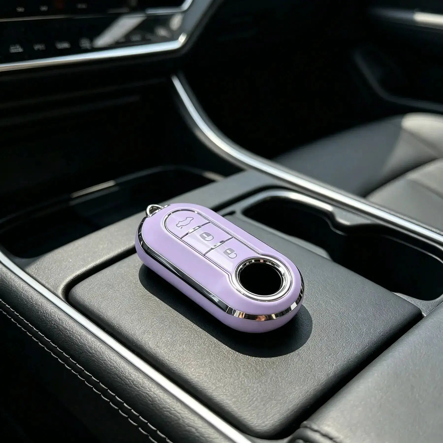 Soft TPU Key Cover Caps Wallet Fob Organizer and Keychain