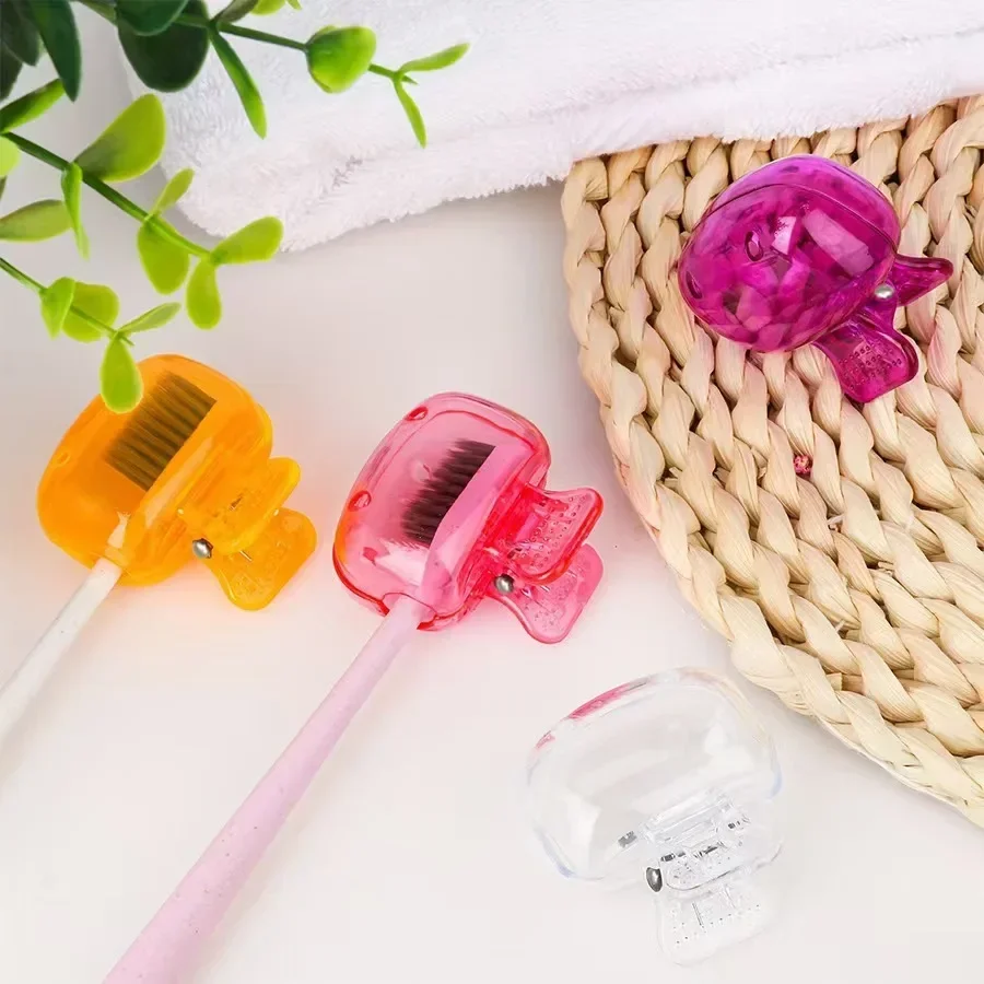 Travel Toothbrush Dust Protective Cap-Storage Box Portable Toothbrush Head