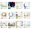 Baby Milestone Blanket Infant Photo Props Background Mats Portray Diaper Baby Calendar Grow Backdrop Cloth Photography Accessory 3