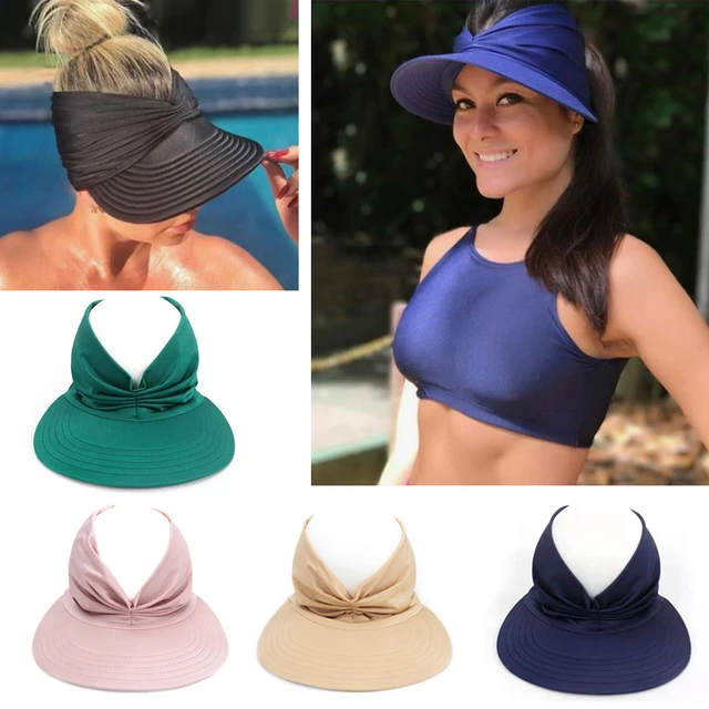 Sombreros de visera ancha Anti-UV para mujer, gorra de viaje de verano, protección  solar para la playa, 2022 - AliExpress