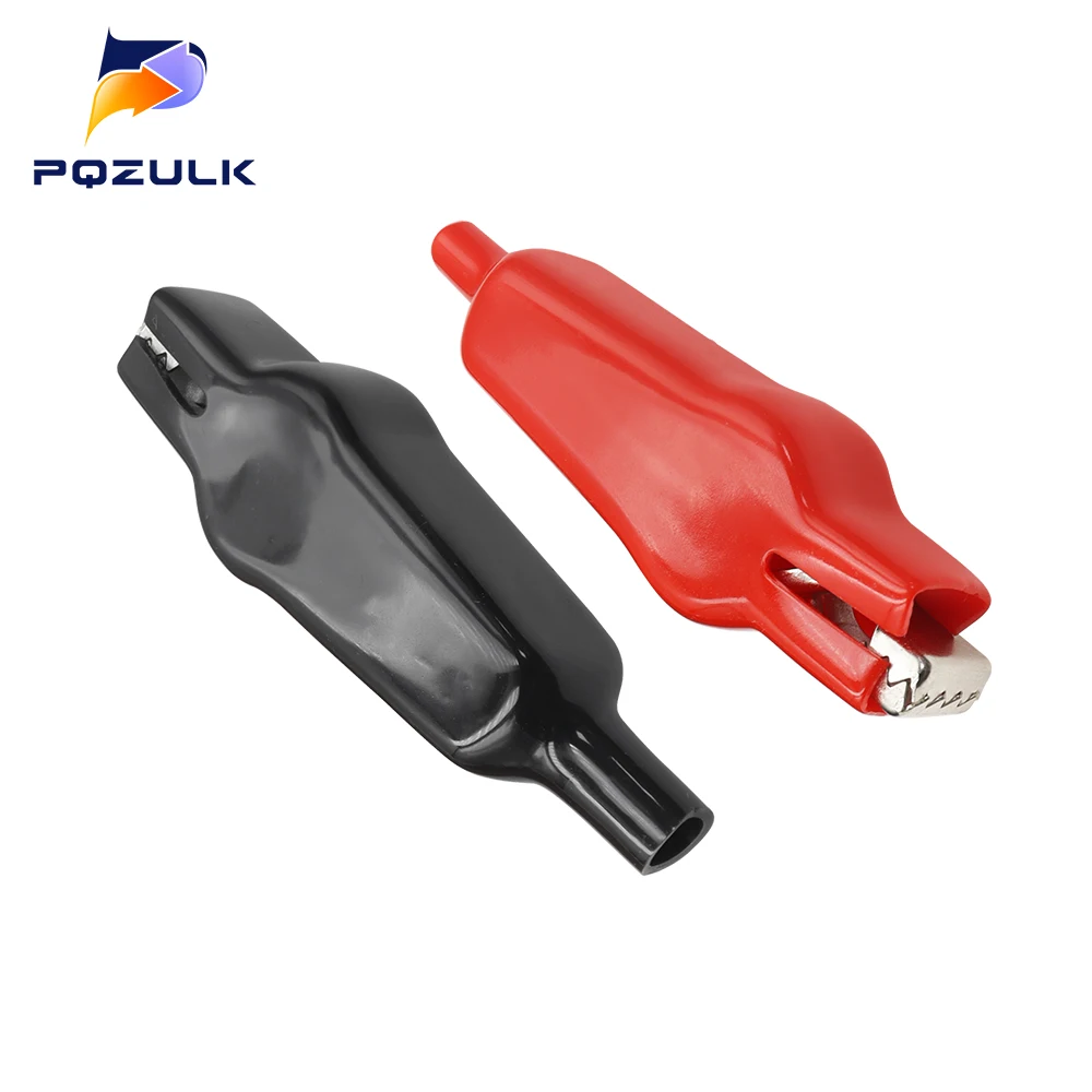 Alligator Clips Electric Test Clamp Test Clip Test Leads Electrical Clamp 1PCS Sheathed