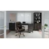 Tresswell Bonded Leather High-Back Chair, Brown/Champagne 2