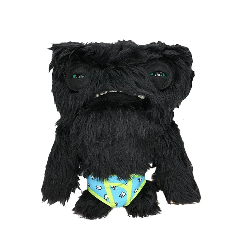 Fuggler WIDE EYED WEIRDO Weiche Plüschpuppe Zahnmonster Hässlich Niedlich Lustig Weiches Spielzeug Kinder Weihnachts-Geburtstagsgeschenk – Detail 2