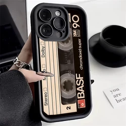 Lucky Tape Pattern Shockproof Silicone Phone Case - Soft Protective Back Cover for iPhone 7 8 SE3 (1)