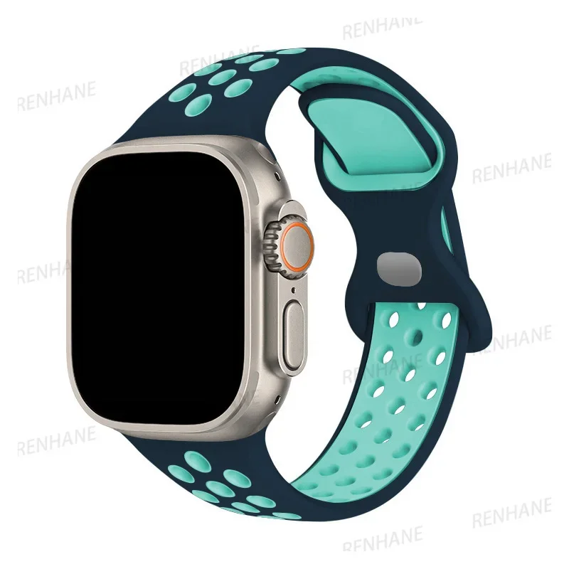 Breathable Silicone Watch Strap Bracelet - Universal Fit