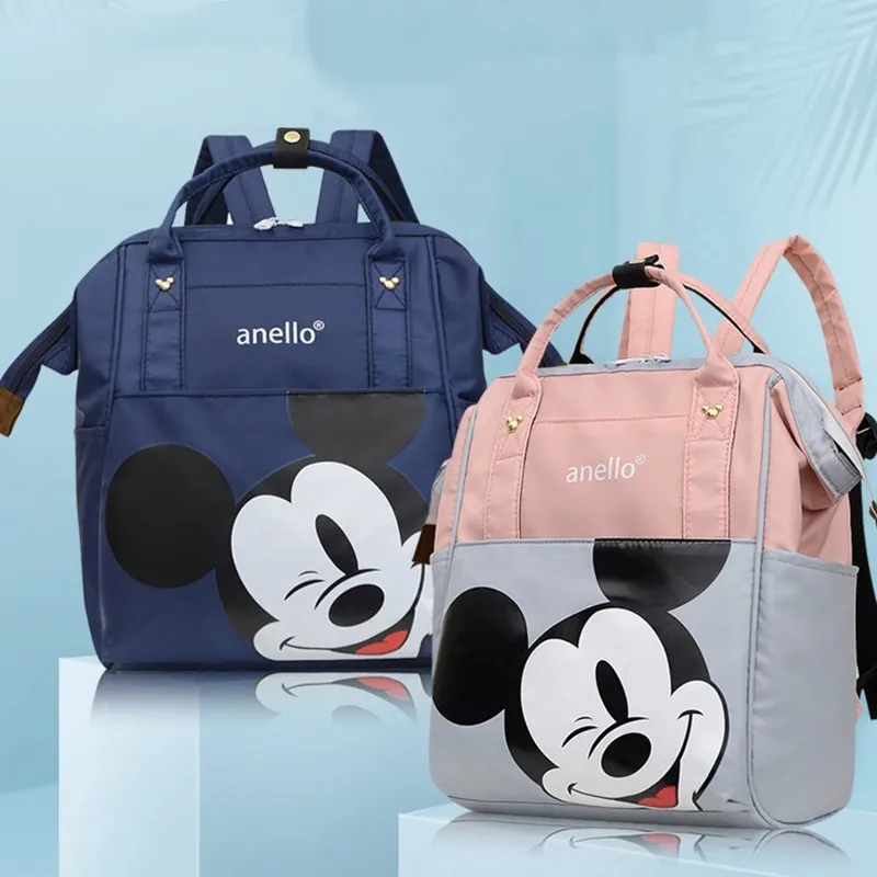 Disney Anime Minnie Mouse Backpack Kawaii Winnie the Pooh Honey