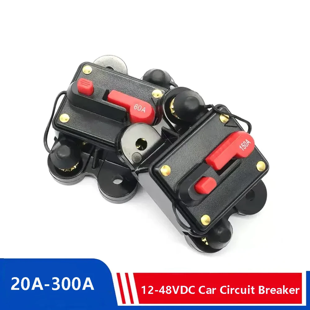 Portafusibile Per Car Audio 150A 12-24V DC - Interruttore Di Ripristino Manuale Con Morsetti A Vite, Protezione Sovraccarico - 3