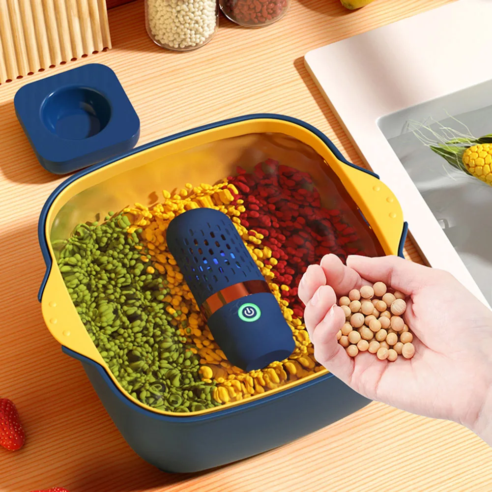 Fruit and Vegetable Cleaning Machine Fruit Vegetables Washing Cleaner Wireless Cleaning Device Host Waterproof for Kitchen