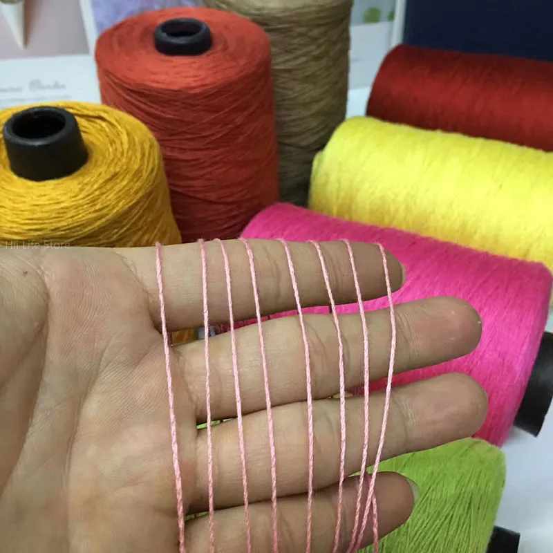 여름 레이스 실 수입 말 코튼 고품질 부드러운 비변형 수제 DIY 짠 숄 조끼  양모 원사, 500G