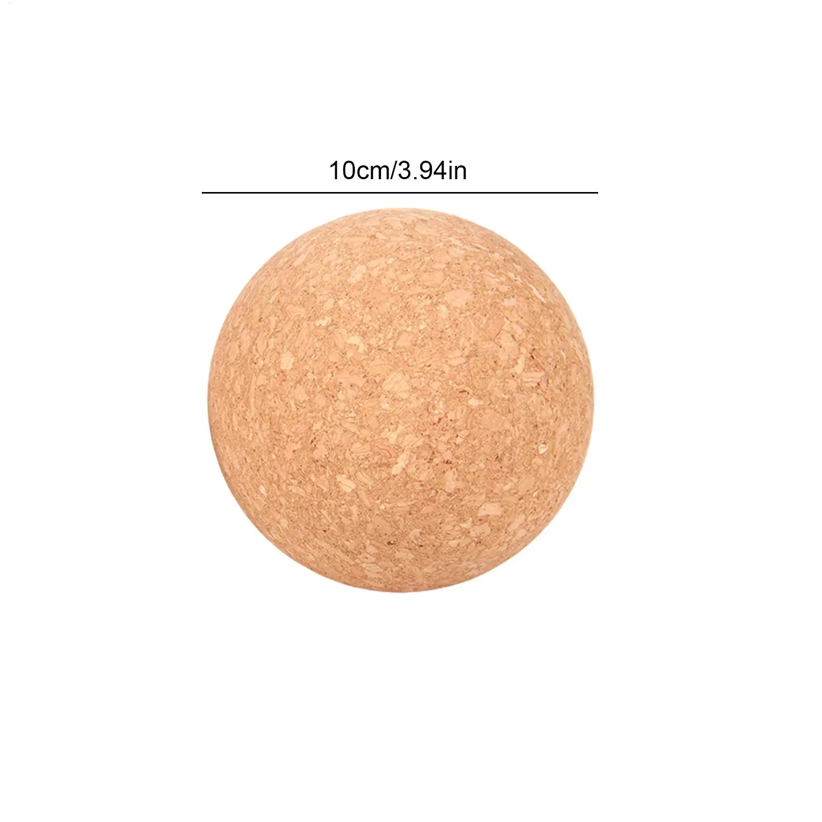 10/8/6cm Muskelball für Tiefengewebsmassage, Yoga, Korkbälle für Massage, Korkroller, Myofasziale Entspannungsball – Detail 10