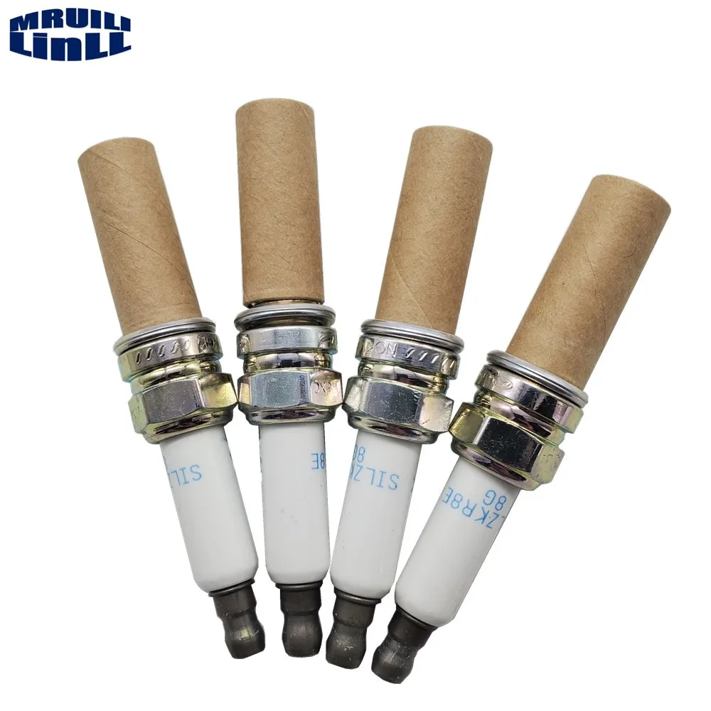 4-6 pcs Iridium Spark Plug OE# SILZKR8E8G 1884908080 For Kia Forte5 Optima Hyundai Sonata Tucson Veloster detail image 1