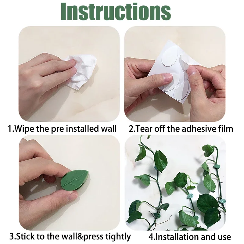 Invisible Plant Climbing Wall Fixture Rattan Vine Bracket Fixed Buckle Leaf Clips Traction Holder Garden опора для растений plant climbing support