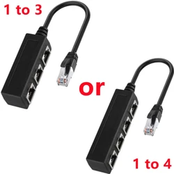 Multi - Port RJ45 Ethernet Network Adapter, 1 - to - 4 LAN Cable Splitter - 1 To 3 Port (RJ45 Splitter)