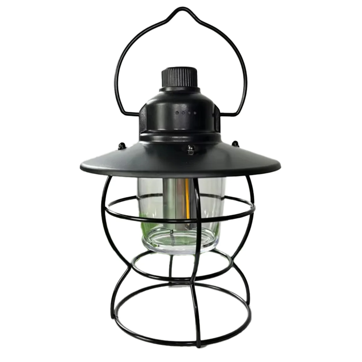 BAAU Rechargeable LED Camping Light-Portable Outdoor Tent Lamp with Strong Illumination, Suitable for Camping Green