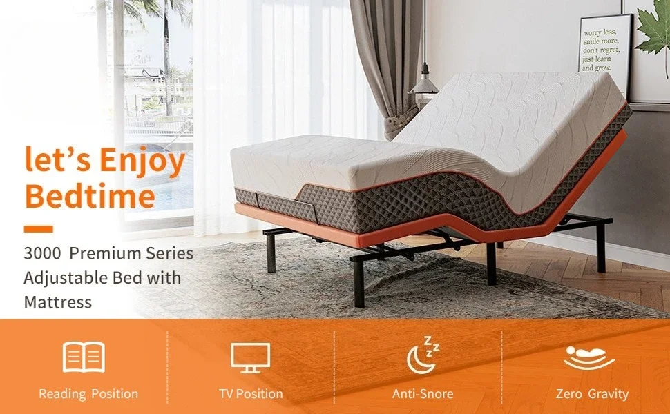 adjustable bed frame queen