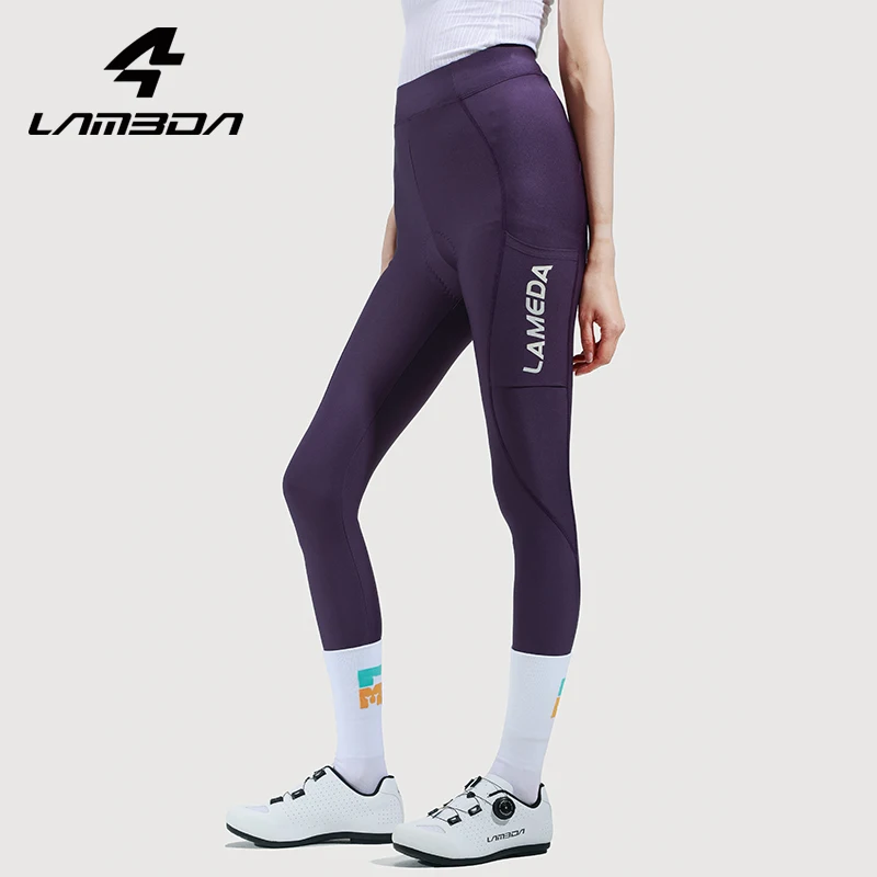 LAMEDA women's cycling pants double EI arrow sun protection cycling trousers with pockets high waist outdoor Long pants
