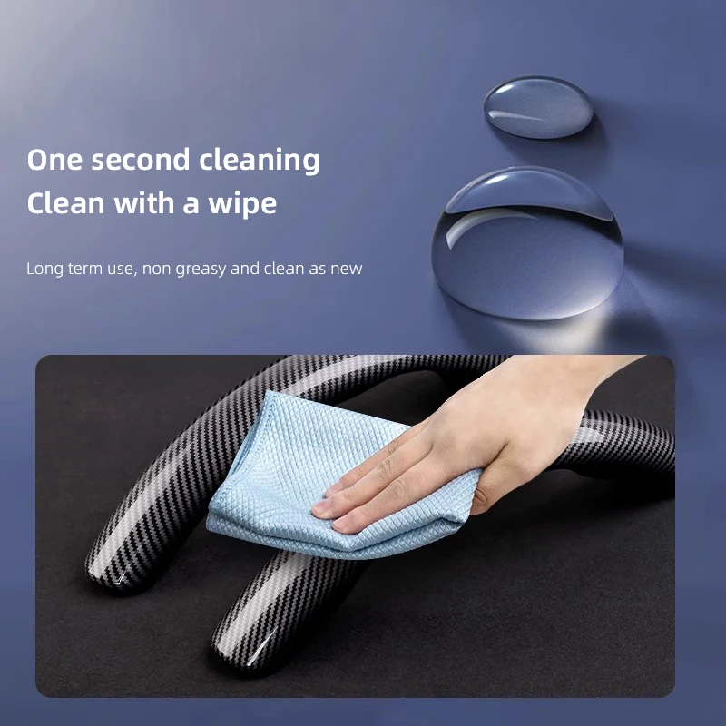 ABS 탄소 섬유 자동차 스티어링 휠 커버 액세서리 (지프 레니게이드, 컴패스, 그랜드 체로키, 랭글러 jk, 글래디에이터, 패트리어트 용)