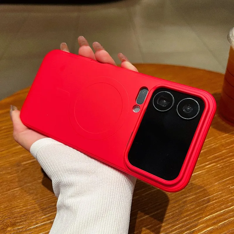 Magnetic Soft Shockproof Ultra Slim Liquid Silicone Case