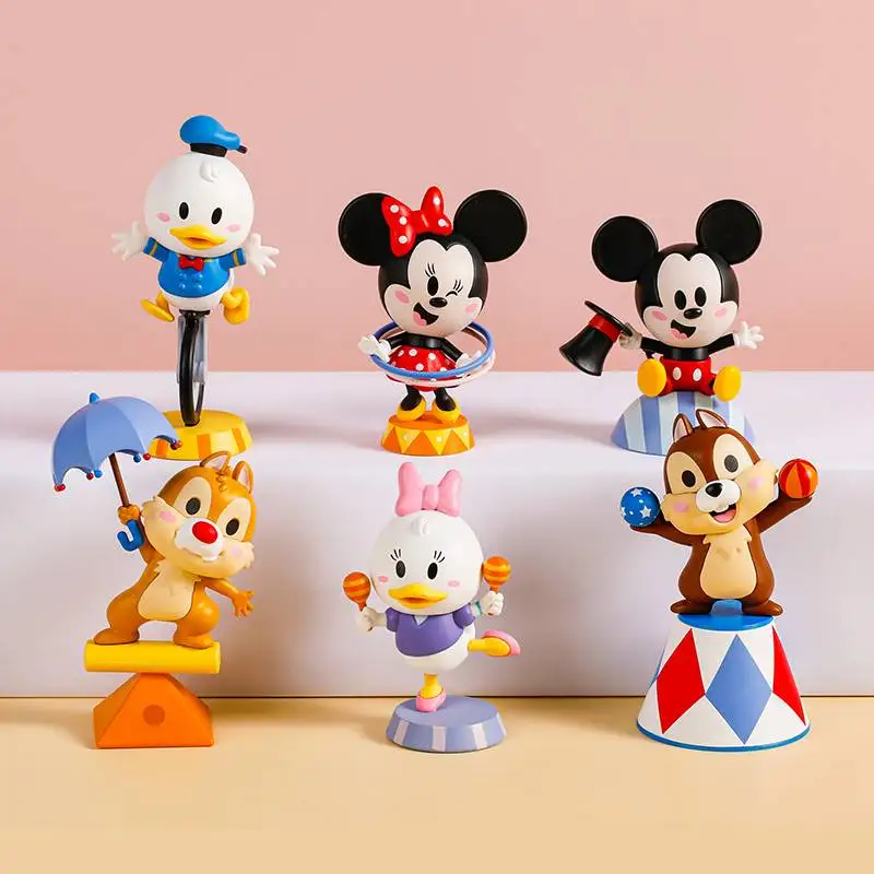 

Disney Mickey Mouse Doll Animation Mickey Minnie Donald Duck Action Figure Doll Fashion Toy Model Decoration Children's Gift