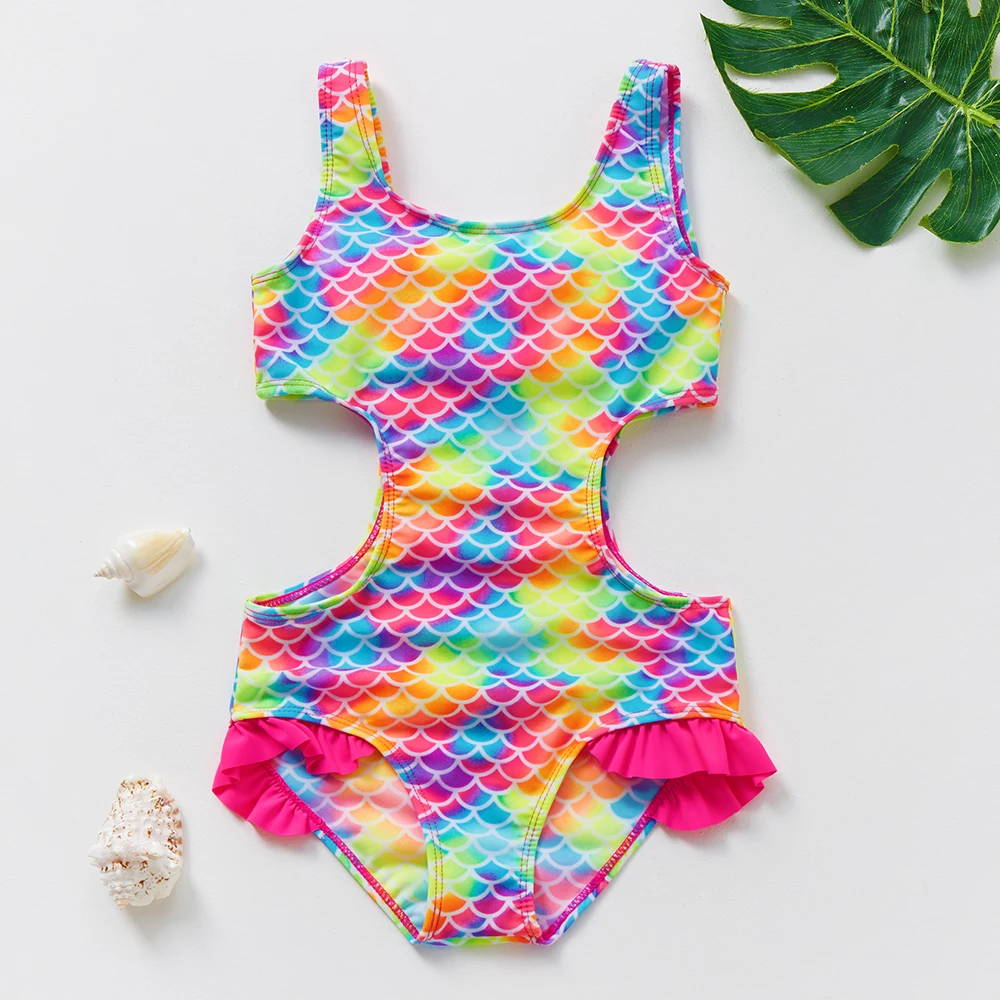 3~12Year Girls One Piece Swimsuit Swimwear Swimming Outfit Beach Wear one piece swimsuit children swimsuit children swimsuits