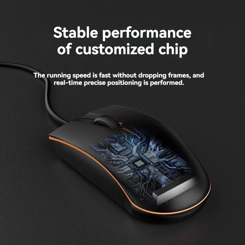 USB Mouse Wired Gaming 1000 DPI Optical 3 Buttons Game Mouse for PC Laptop Computer E-sports 1M Cable USB Gamer