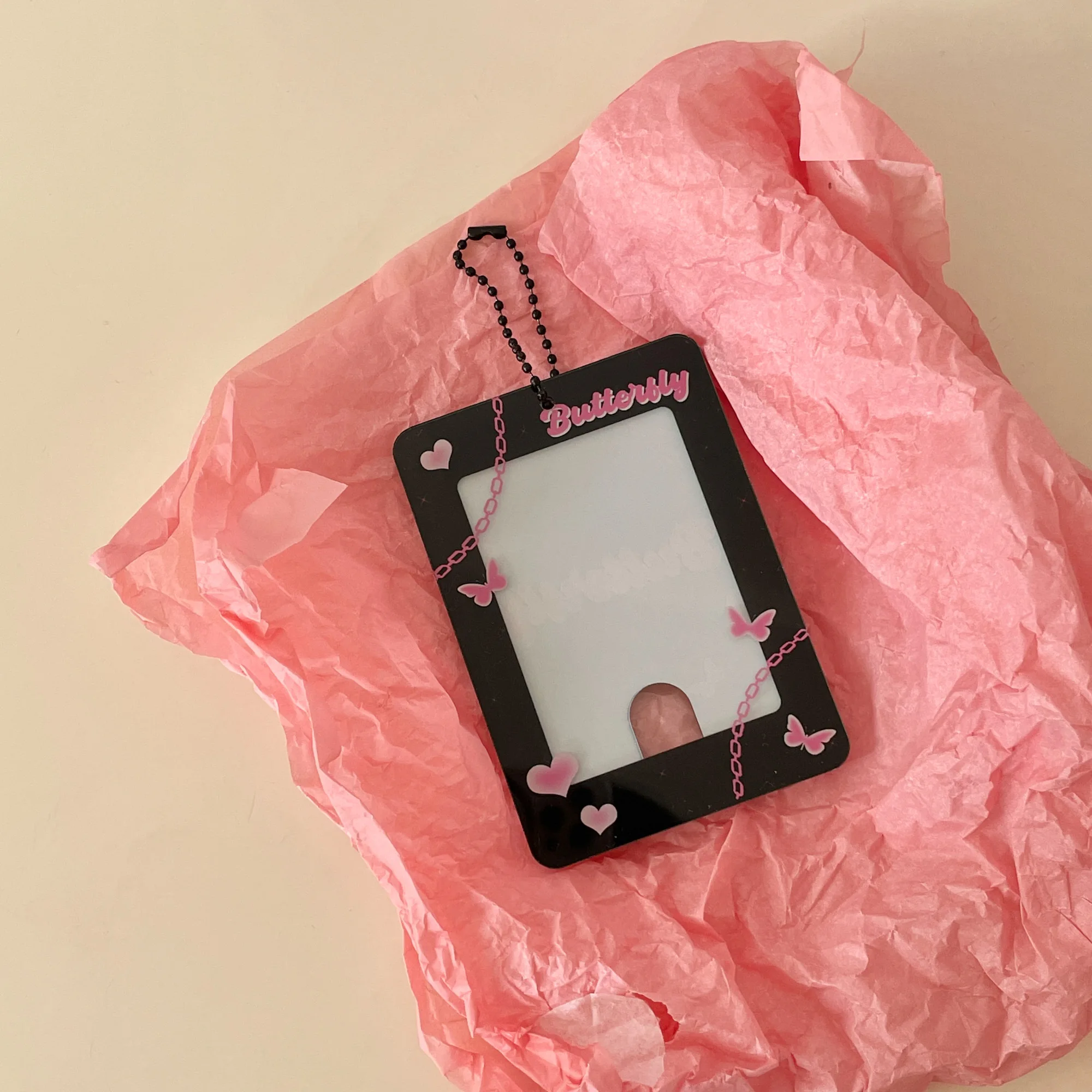 MINKYS Kawaii 3 inch Kpop Photocard Holder Postcards Protective Case Photo Sleeves Decoration Bag Pendant Stationery card holder,photo card holder,card protector,idol card protector,idol card book,desk card holder,card display stand,postcard holder,photo card binder