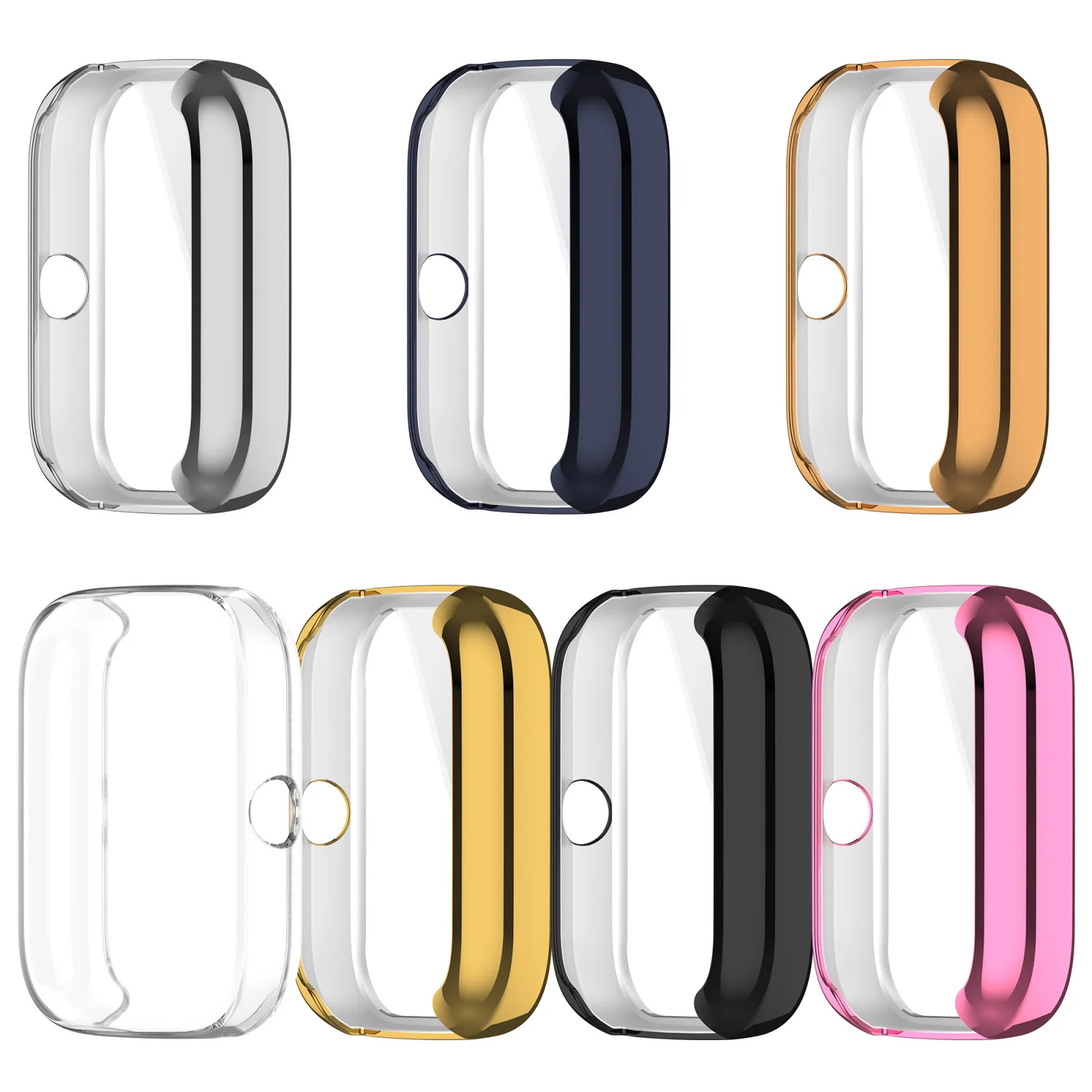 TPU Protective Smartwatch Cover and Screen Protector Shell