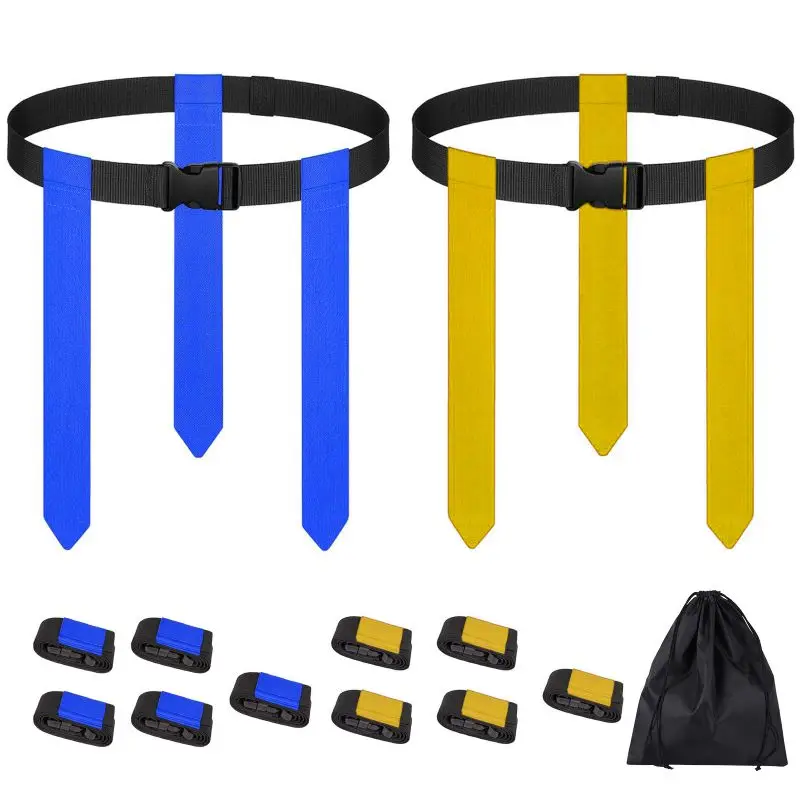 American Football Match Training Buckle Belt Adjustable Rugbie Flag Tag Waist Strap