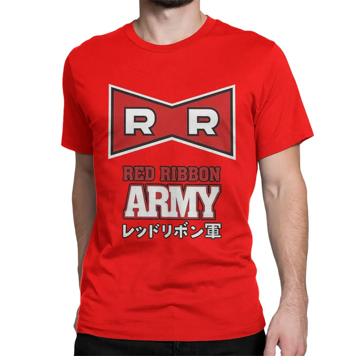 Logo Anime Cotton Novelty T-Shirt - Unisex Round Neck Short Sleeve Tee