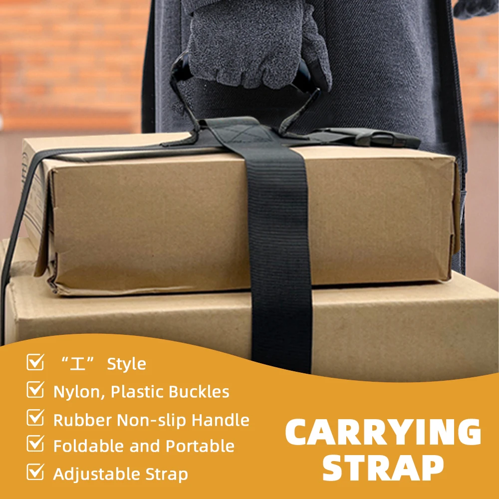 Heavy Object Lifting Belt Carry Rope Furniture Moving Belt Luggage Packing Straps Moving Straps Easier Conveying Boxes Luggage moving straps moving rope cargo strap furniture mover