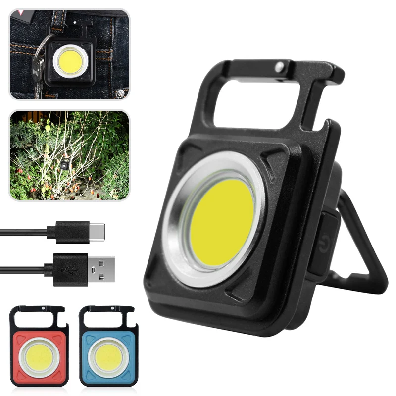 Flash Light Pocket Clip Multifunzione Torcia Portatile Tasca Da Lavoro Luce Da Campeggio Esterna Pesca Lanterna Da Arrampicata Luce A Led