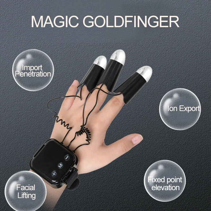 Face Lifting Radio Frequency Microcurrent Golden Finger RF EMS Beauty Machine Gravitational Diamond Finger Health Care Beauty