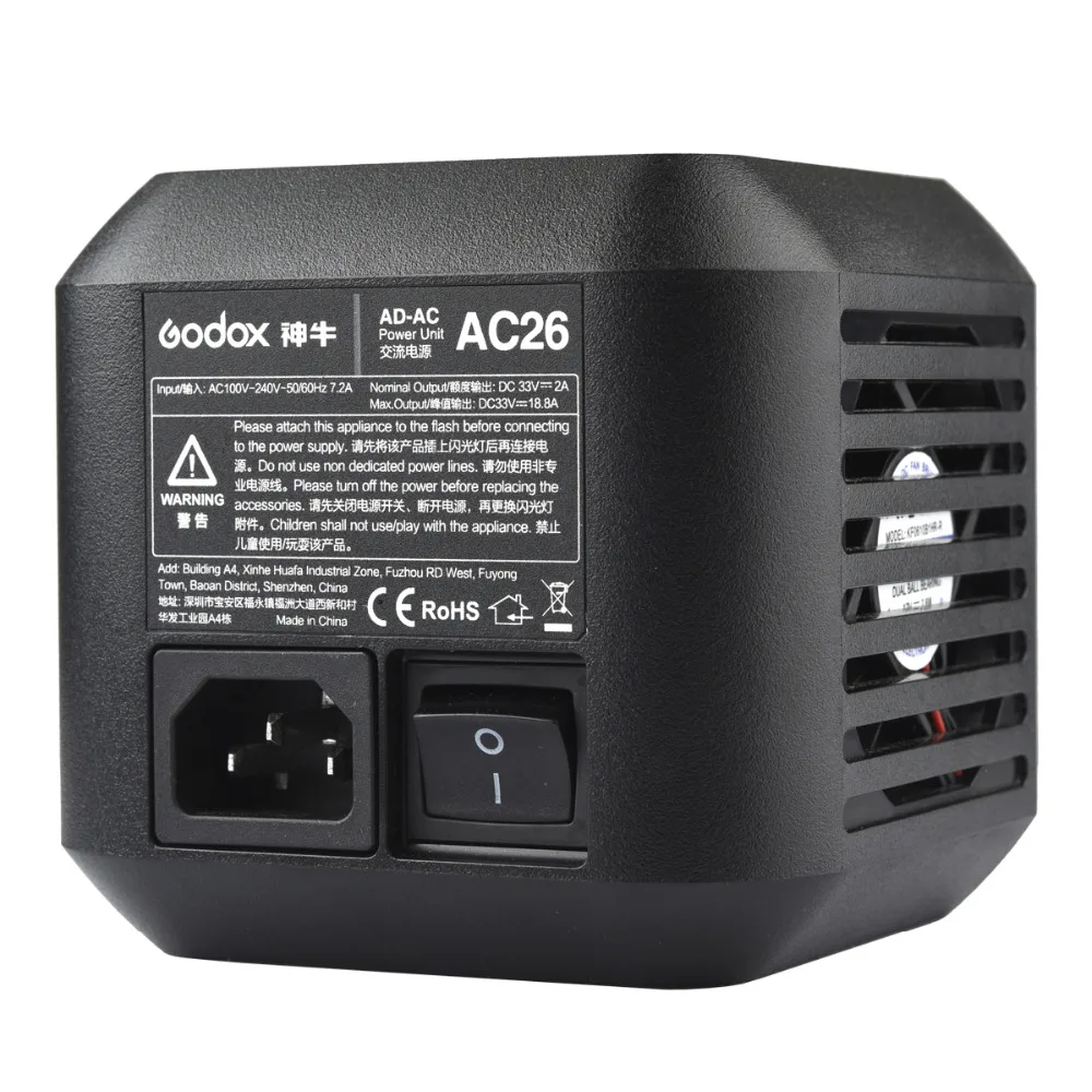 AC26 AD600Pro Power Source 110V-220V Universal AC Power Adapter for AD600Pro