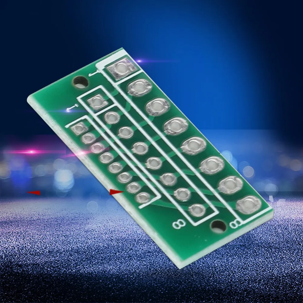 10pcs 커넥터 1.27MM 2.0MM 2.54MM 어댑터 보드 무선 모듈 회로 설계용 3열 전송 보드