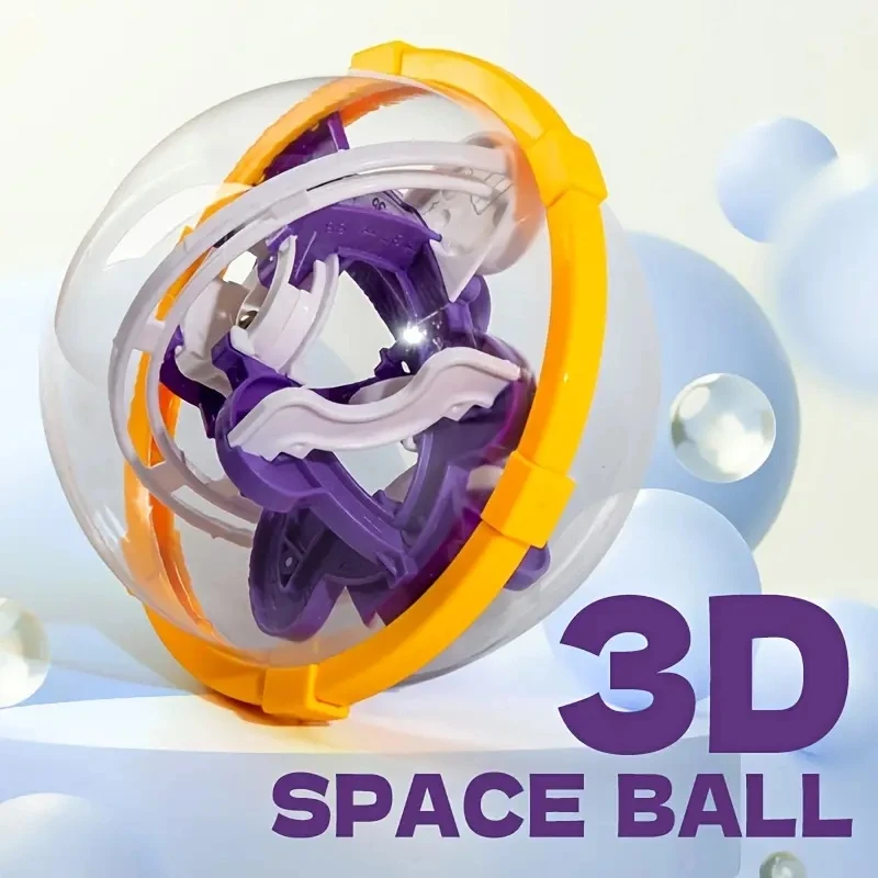 

Maze Ball 3D Puzzle Kids Toy Educational Geometric Shape Cube Rolling Ball Children Brain Development Logic Thinking Balance