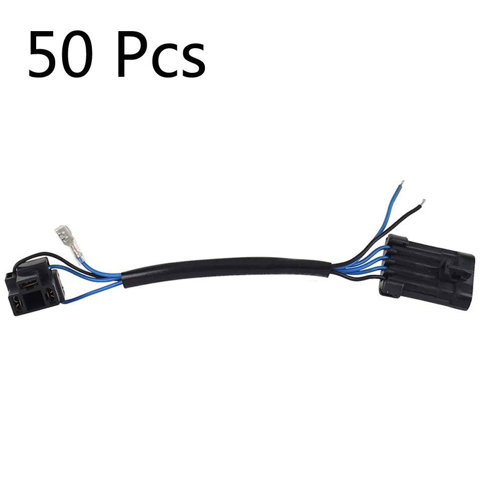 

50 шт., 4 контакта H4 5 3/4 "7", стандартный адаптер для мотоциклетной фары, проводная вилка для мотоциклетных туристических моделей 2014-2016