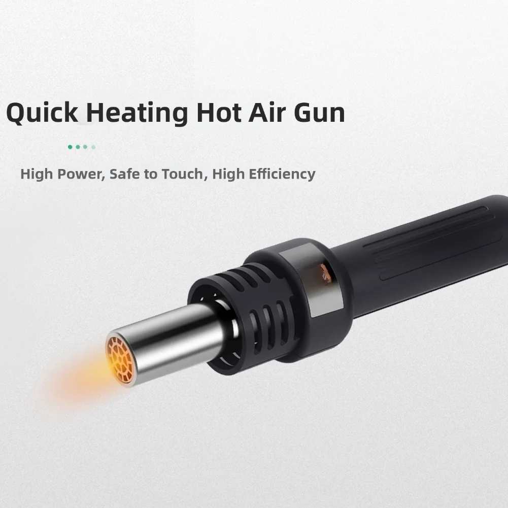 Hot Air Desoldering Station Handle for Models 858D 852D and 8586B High Power Fast Heat Distribution Comfortable Grip