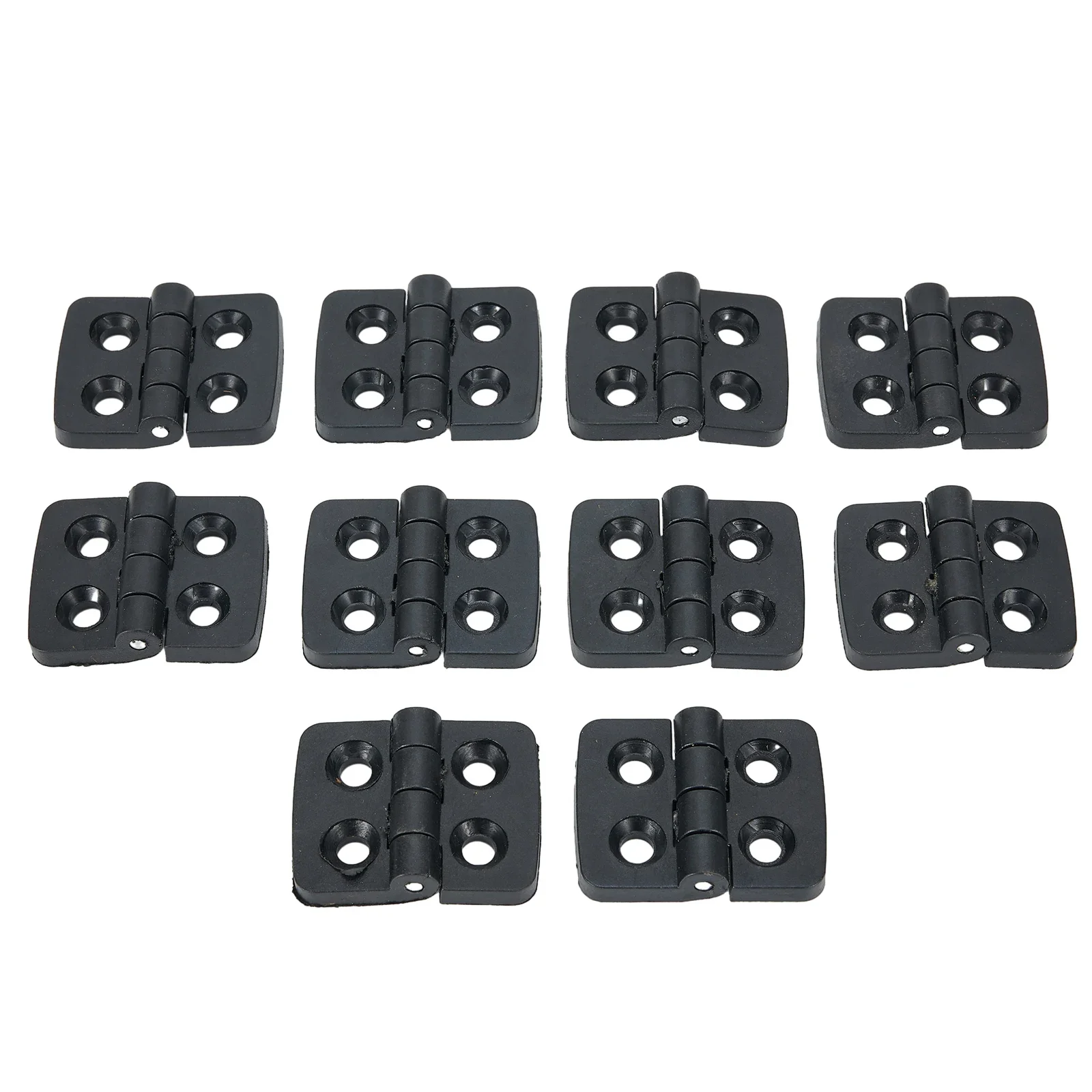 Nylon Hinges 10pcs Door Hinges Plastic Butt Window Hinges For Electric Box Cabinet Industrial Box Bearing Hinge Binder Home Hardware