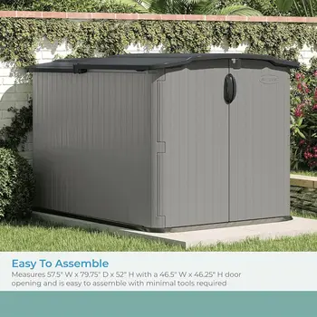 Glidetop Outdoor Storage Shed 2