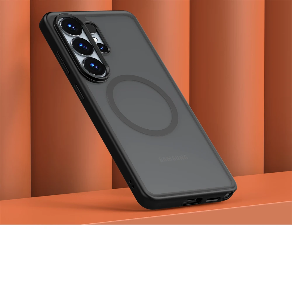 Premium Silicone Case with MagSafe Wireless Charging Compatibility - Full Coverage Protection