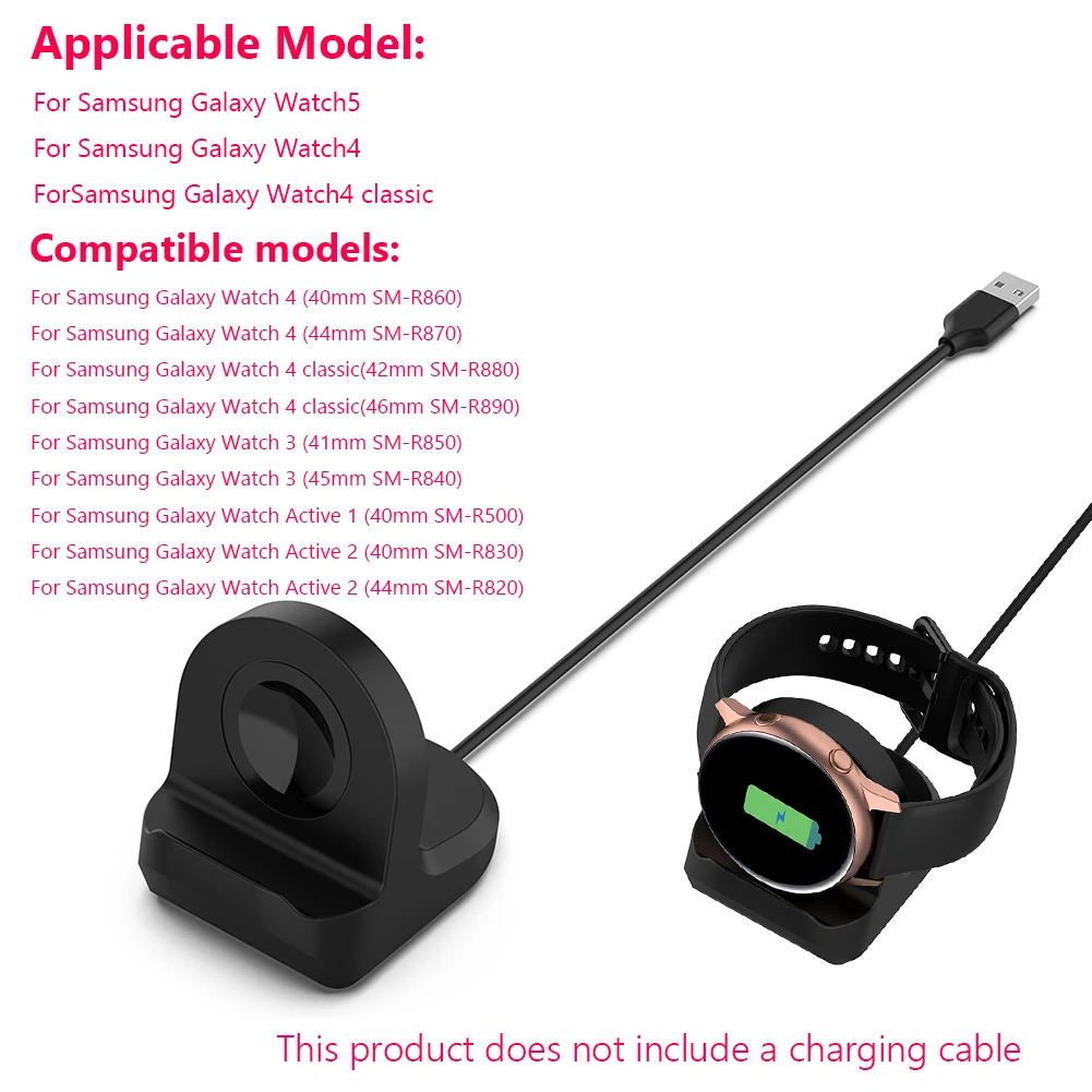 Portable Watch Charging Mount Stand Silicone Smart Sports Watch Charger