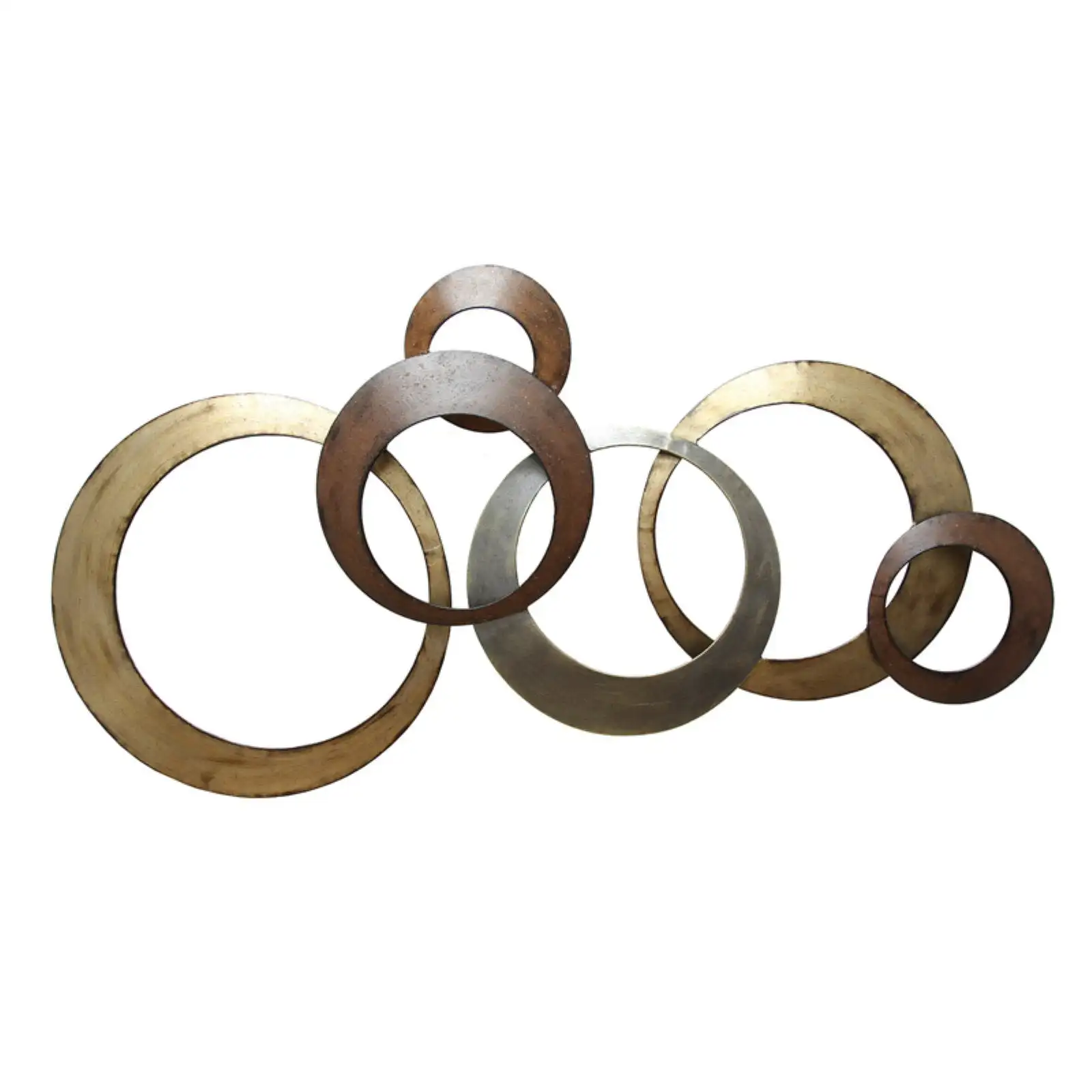

Modern Multicolor Open Rings Centerpiece Wall Decor
