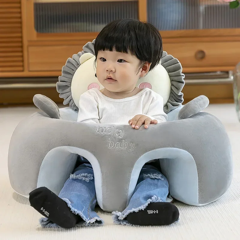 Cute Cartoon Baby Sofa Cover Learning to Sit Seat Feeding Chair Case Kids Baby Sofa Skin Infant Seat Without Cotton baby sofa seat cover