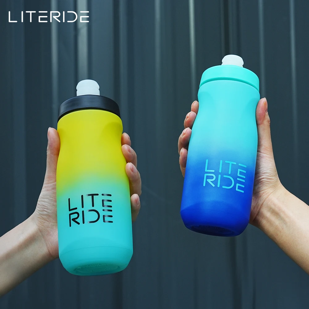 LITERIDE Bicycle Water Bottle 610/710ML PP Sports Cup Cycling Kettle Outdoor Camping Hiking Squeeze Bike Cup