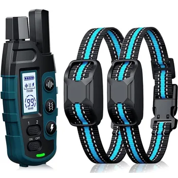 1000M Remote Pet Dog Training Collar IP67 Waterproof Shock Vibration Rechargeable Collar Pet Trainer