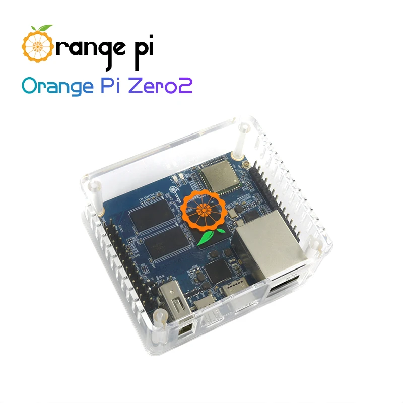 Orange Pi Zero 2 Board ABS Transparent Case, Cannot Hold Expansion Board Together
