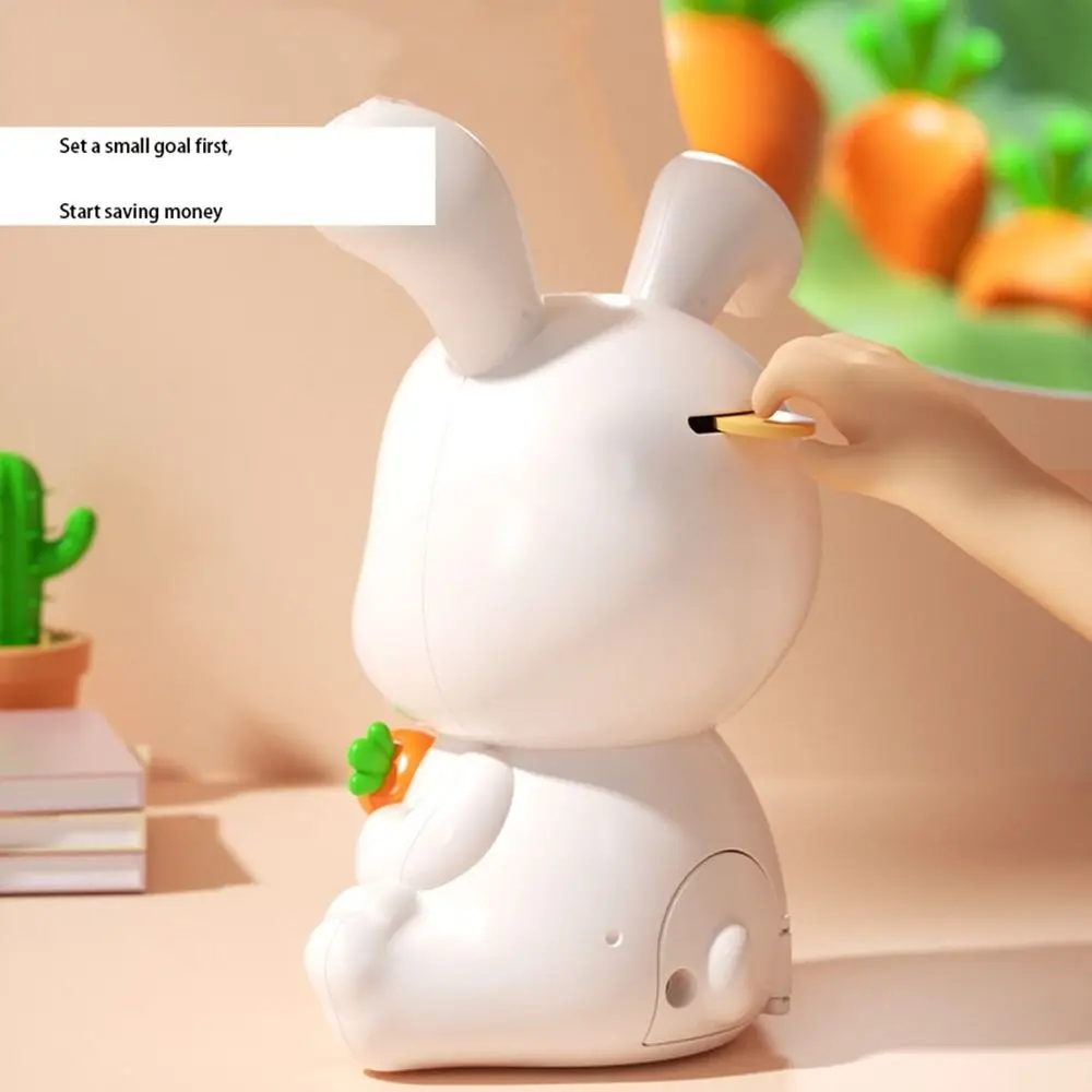 Toy Kids Birthday Gift Toy Cash Cabinet Savings Tank High-Capacity Rabbit Cash Box Coin Box Piggy Bank Money
