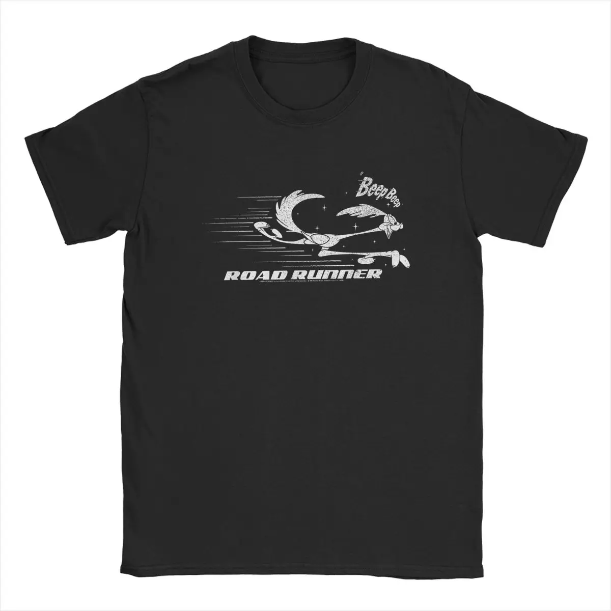 Looney Road T Shirt Tunes Runner T-Shirt Divertenti Da Uomo 100% Cotone Girocollo Fast Beep Beep Cartoon Tees Magliette A Maniche Corte