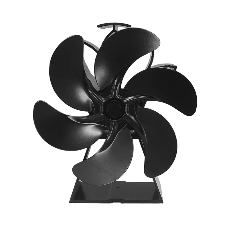 

Mini Fireplace Fan 6 Heat Powered Stove Fan Wood Log Burning Eco-fan Quiet Dropship